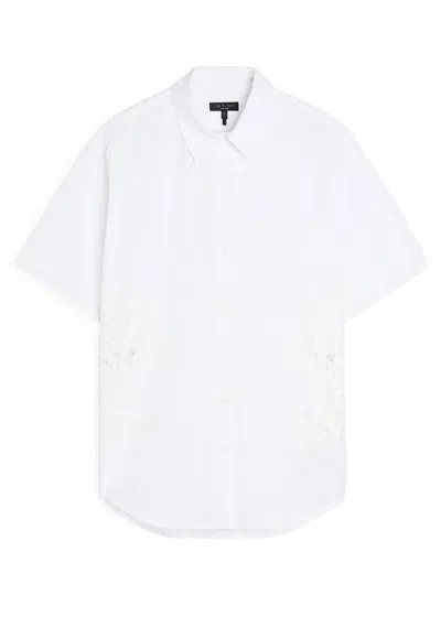 Rag & Bone Amy Guipure-lace Cotton-poplin Shirt