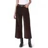 Rag & Bone Andi Ankle Wide Leg Corduroy Jeans In Brown