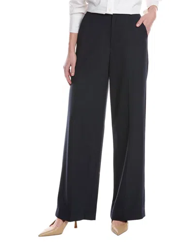 Rag & Bone Andi Dark Navy Wool Trouser Jean In Blue