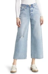 Rag & Bone Womens Pacific Jwl The Andi Embellished Stretch-denim Jeans In Blue