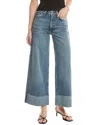 Rag & Bone Andi High-rise Ankle Wide Leg Atlantic Jean In Blue