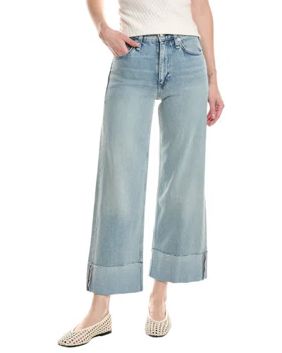 Rag & Bone Andi High Rise Ankle Wide Leg Jean In Blue