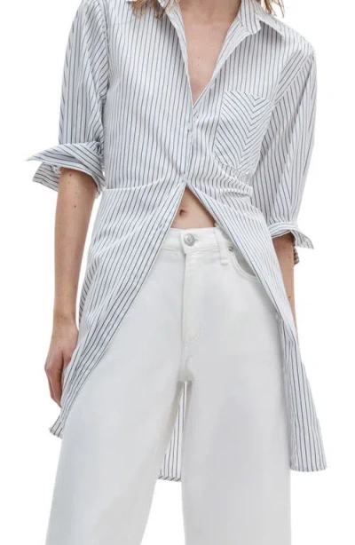 Rag & Bone Andi High Waist Ankle Wide Leg Jeans In White