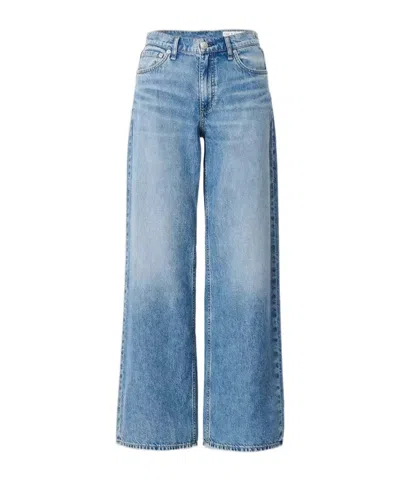 Rag & Bone Andi Wide-leg Jean In Blue