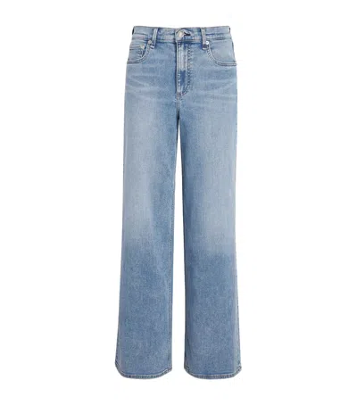 Rag & Bone Andi Wide-leg Jeans In Blue