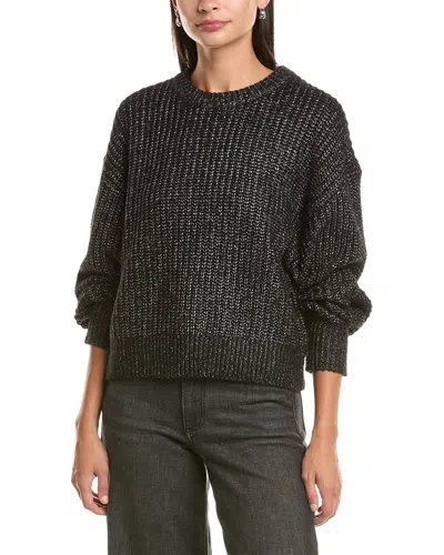 Rag & Bone Andrews Metallic Sweater In Black