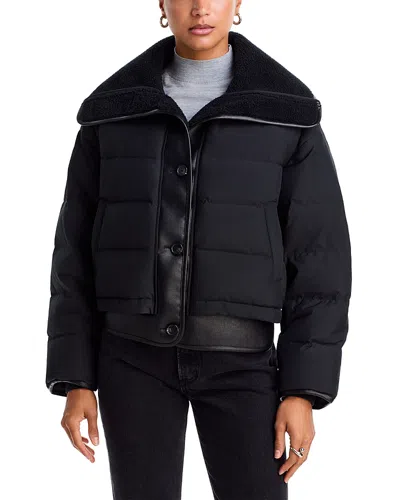 Rag & Bone Angie Down Puffer Jacket In Black