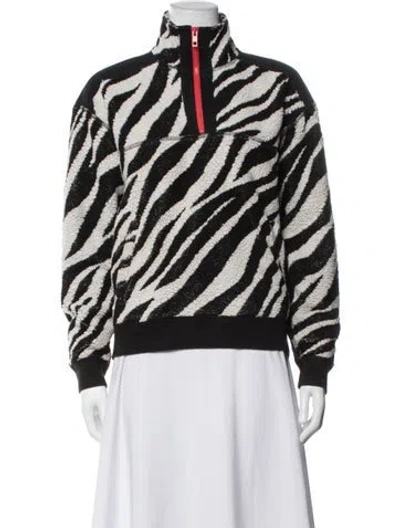 Pre-owned Rag & Bone Animal Print Jacket In Black