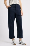 Rag & Bone Anita Stretch Cotton Ankle Pants In Blue