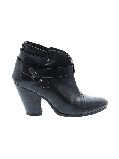 Pre-owned Rag & Bone Ankle Boots In Black