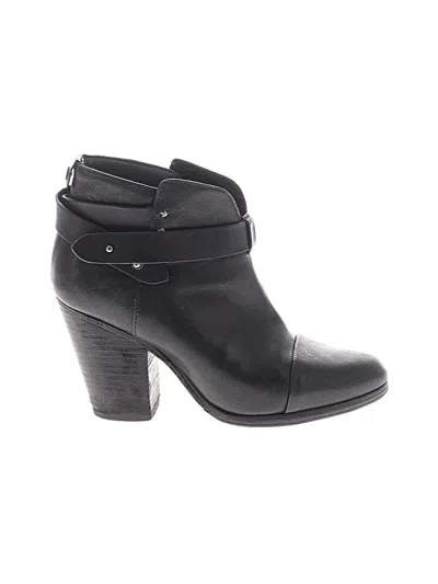 Pre-owned Rag & Bone Ankle Boots In Black