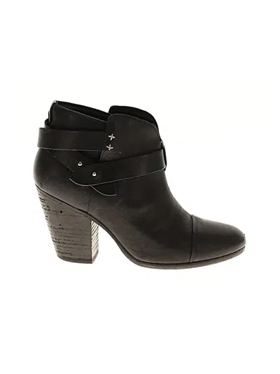 Pre-owned Rag & Bone Ankle Boots In Black