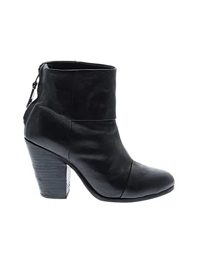 Pre-owned Rag & Bone Ankle Boots In Black