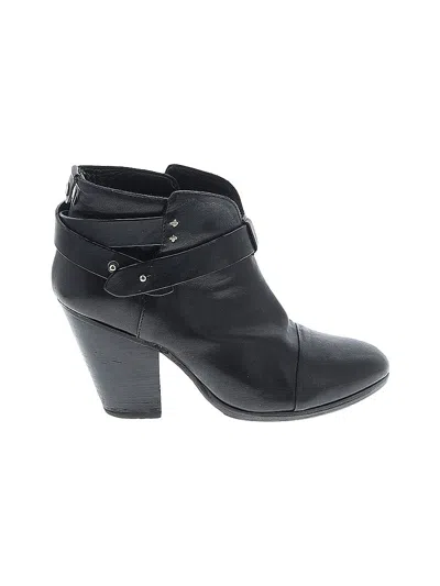 Pre-owned Rag & Bone Ankle Boots In Black