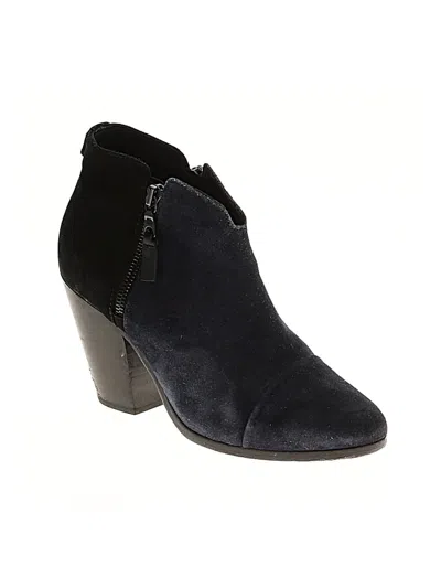Pre-owned Rag & Bone Ankle Boots In Black