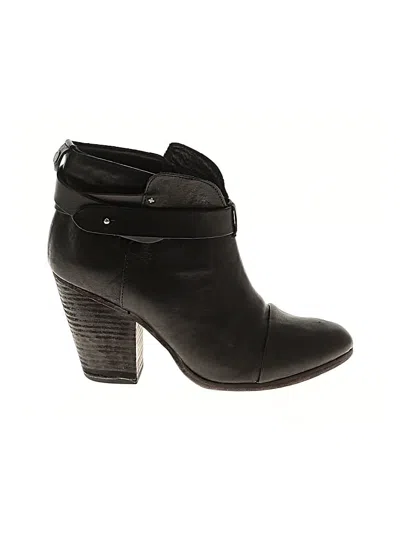 Pre-owned Rag & Bone Ankle Boots In Black