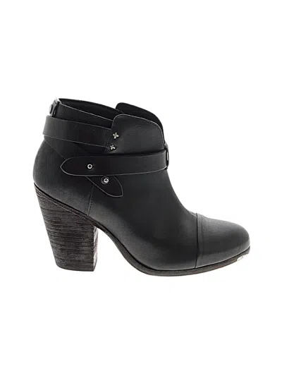 Pre-owned Rag & Bone Ankle Boots In Black