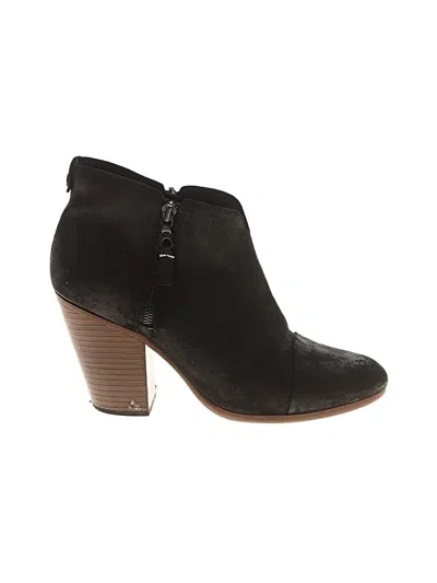 Pre-owned Rag & Bone Ankle Boots In Black
