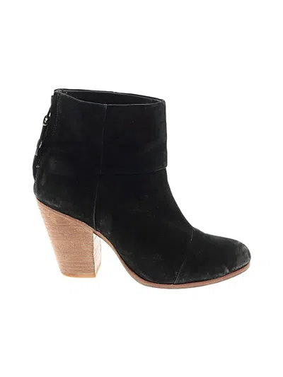 Pre-owned Rag & Bone Ankle Boots In Black