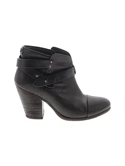 Pre-owned Rag & Bone Ankle Boots In Black