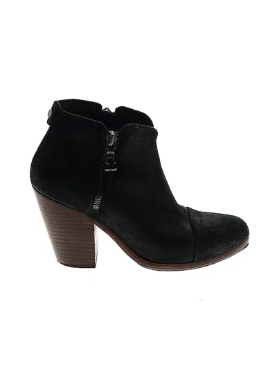 Pre-owned Rag & Bone Ankle Boots In Black