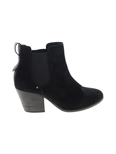 Pre-owned Rag & Bone Ankle Boots In Black