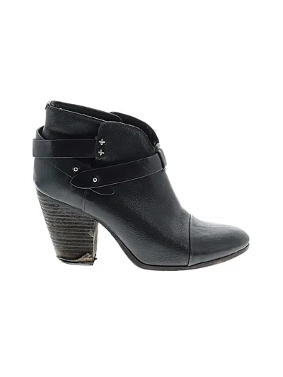 Pre-owned Rag & Bone Ankle Boots In Black