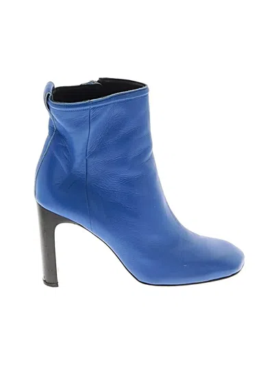 Pre-owned Rag & Bone Ankle Boots In Blue