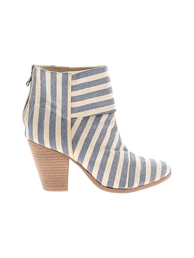 Pre-owned Rag & Bone Ankle Boots In Blue