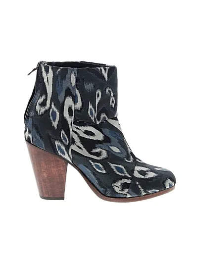 Pre-owned Rag & Bone Ankle Boots In Blue