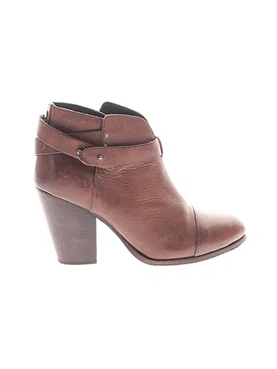 Pre-owned Rag & Bone Ankle Boots In Brown