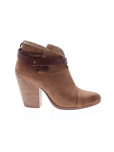Pre-owned Rag & Bone Ankle Boots In Brown