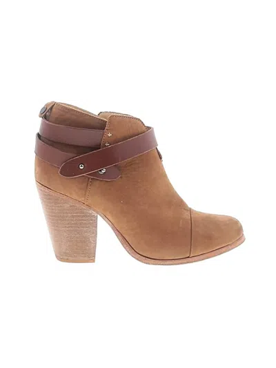 Pre-owned Rag & Bone Ankle Boots In Brown