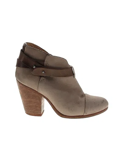 Pre-owned Rag & Bone Ankle Boots In Gray