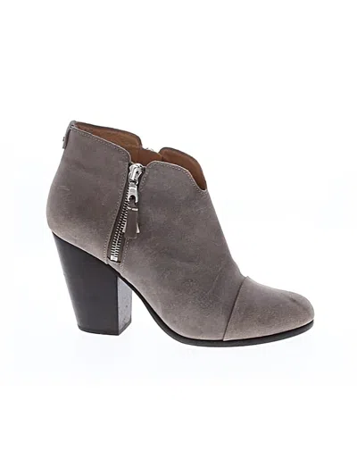 Pre-owned Rag & Bone Ankle Boots In Gray