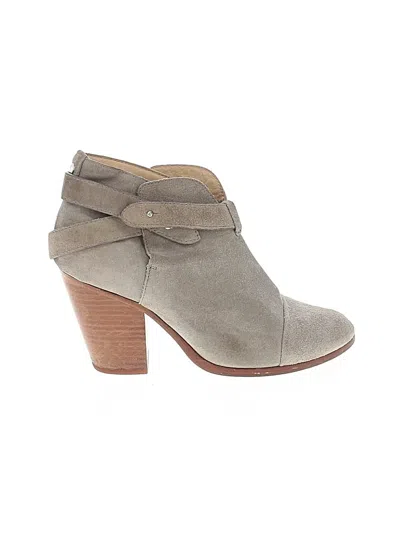 Pre-owned Rag & Bone Ankle Boots In Gray