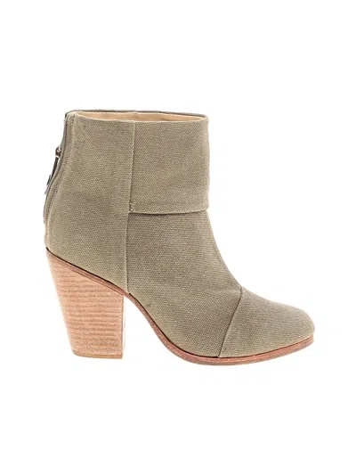 Pre-owned Rag & Bone Ankle Boots In Gray