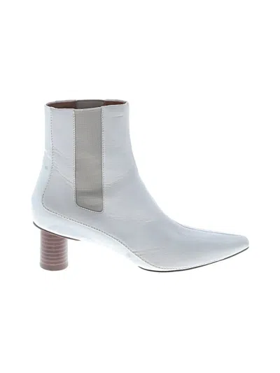 Pre-owned Rag & Bone Ankle Boots In Ivory
