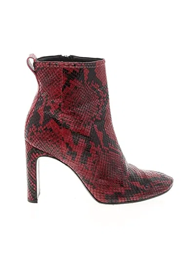 Pre-owned Rag & Bone Ankle Boots In Red
