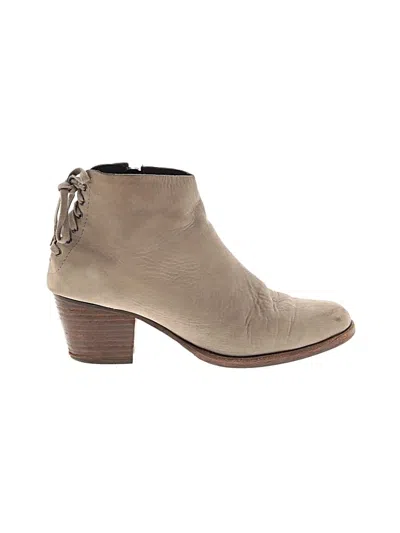 Pre-owned Rag & Bone Ankle Boots In Tan