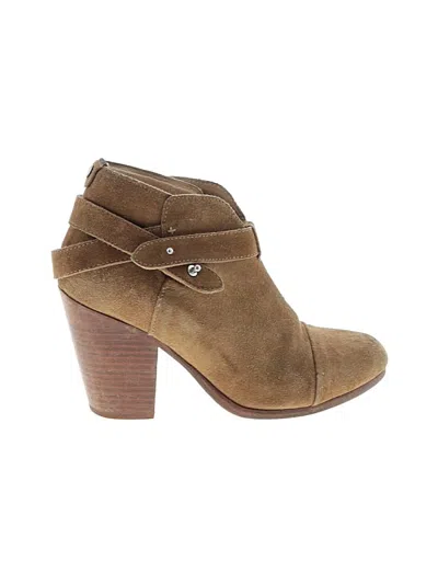 Pre-owned Rag & Bone Ankle Boots In Tan
