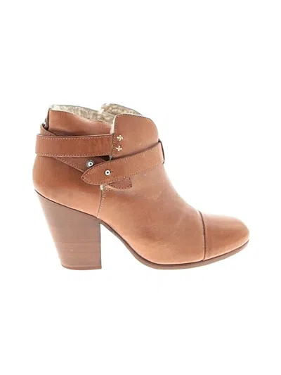 Pre-owned Rag & Bone Ankle Boots In Tan