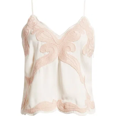 Rag & Bone Ann Embroidered Camisole In Multi