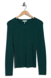 Rag & Bone Annalise Crewneck Sweater In Green