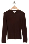 Rag & Bone Annalise Crewneck Sweater In Brown