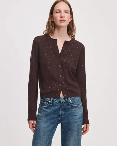 Rag & Bone Archie Crystal-embellished Cardigan In Multi