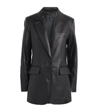 Rag & Bone Ash Leather Jacket In Black