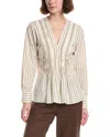 Rag & Bone Asher Stripe Top In White