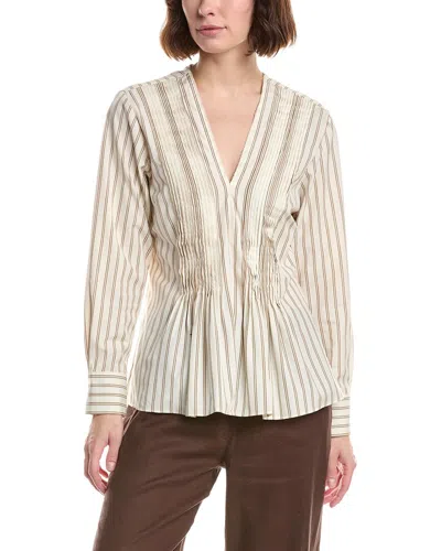 Rag & Bone Asher Stripe Top In White