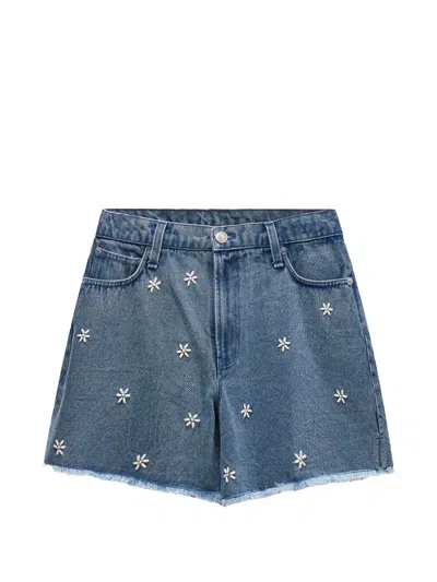 Rag & Bone Aspen Denim Shorts In Blue